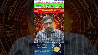 கடகம் ராசி குரு பெயர்ச்சி பலன்கள் Kadagam Rasi Guru Peyarchi Palan 2024 | MADHA JOTHIDAM