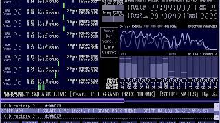 X68000 MDX FM音源 T-SQUARE［LIVE featuring F-1 GRAND PRIX THEME］より「STIFF NAILS」