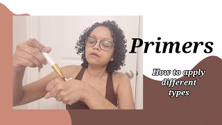 Primers: How to apply different types