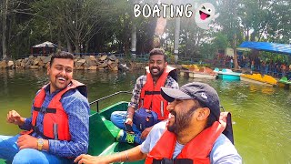 Boating on Biggest Lake in Yelagiri| Pedal Boating | Fun time with Friends | Biggest Boat in Lake!