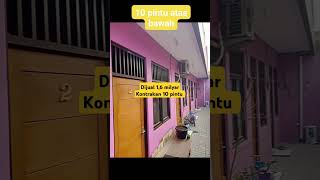 dijual kontrakan 10 pintu