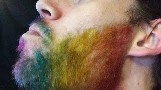 How to Dye your Beard Rainbow!