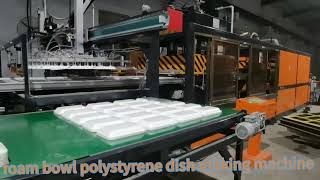 disposable foam plate styrofoam box take away food container making machine