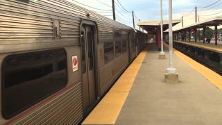 PATCO High Speed Line: Philadelphia Local Train Departing Ferry Ave Station