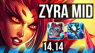 ZYRA vs VIKTOR (MID) | 5/1/6 | VN Diamond | 14.14