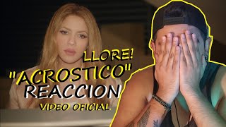 Shakira | "Acrostico" REACCION (VIDEO OFICIAL)