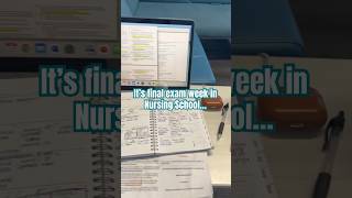 It’s final exam week in Nursing School… 🩺 #nursingstudent #nursingschool #asmrvideo #studywithme