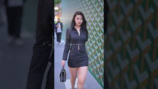 GIRL STREET FASHION | #shortsfeed #fashiontrends#streetfashion #shortvideo