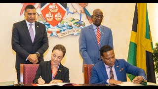 Jamaica and Trinidad and Tobago sign MoU to boost trade