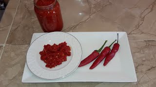 طريقة تحضير الفلفل الاحمر الحار 🌶🌶وطريقة تخزينه ليدوم سنة كاملة👍🏻