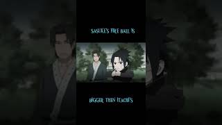 sasuke's fire ball jutsu is bigger then itachi's#sasuke#that's my boy 😎