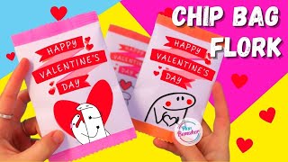 𝗥𝗘𝗚𝗔𝗟𝗢𝗦 𝗣𝗔𝗥𝗔 𝗦𝗔𝗡 𝗩𝗔𝗟𝗘𝗡𝗧𝗜𝗡 ❤ CHIP BAG FLORK 💥 (Plantillas GRATIS)