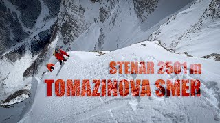 Tomazinova smer, Stenar (2501 m)