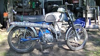 1967 Honda CL90 #2 part 5 lots of misc work