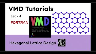 VMD Tutorial (Lec-4) Hexagonal Lattice Visualization using VMD (FORTRAN code) ©