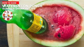 Watermelon Punch | Watermelon Mocktail | Summer Drink | Watermelon Juice