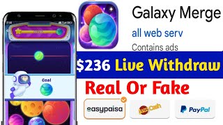 Galaxy Merge App Withdrawal Proof | Galaxy Merge Real Or Fake | Legit Or Scam | Paise Kaise Nikale