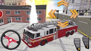 Real Fire Truck Driving Simulator - Emergency Fire Fighting Van Drive - Android Gameplay