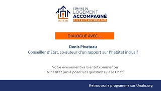 Semaine du logement accompagné 2020 - Habitat inclusif