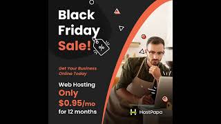 Web Hosting for $0.95/mo | HostPapa’s Black Friday Sale | Our Best Deal Ever