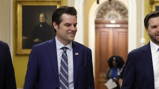 Donald Trump's AG Pick Matt Gaetz Visits Capitol Hill