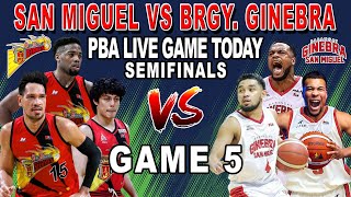 BRGY. GINEBRA vs SAN MIGUEL! Game 5 Semifinals - PBA Live Full Game Today - 2k24