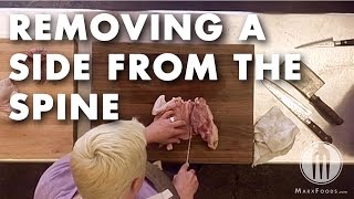 Chicken Butchery - Removing a Side from the Spine Video