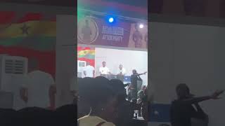 Afua Asantewaa victory dance at the singathon after party celebration  #ghana #guinnessworld #Afua