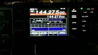 Yaesu 991 A Noisy morning on 2 meters