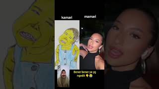 KAMARI CANTIK DI GAMBAR AA DRAWING MAU SEDIH TAPI LUCU#funny #kamari #papadali #aadrawingfunny #lucu