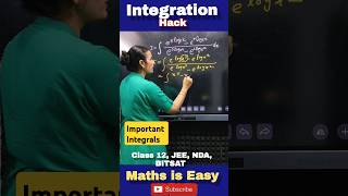 Integration 🔥 Class 12 Maths Chapter 7 Integrals| Important Integrals #ytshorts #shorts