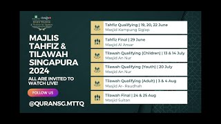 MTTQ Youth Tilawah Qualifying Round at Masjid An-Nur 2024