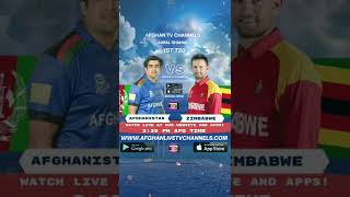 Afghanistan VS Zimbabwe 1st T20 match! #shorts