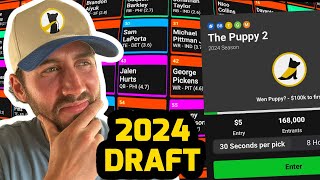 2024 Fantasy Football Best Ball Draft: THE PUPPY 2