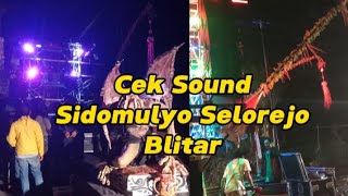 Cek Sound Desa Sidomulyo Selorejo Blitar