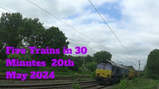 Five Trains in 30 Minutes - 20th May 2024