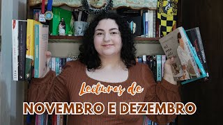 LEITURAS DE NOVEMBRO E DEZEMBRO 📚🧡 | Duda Books