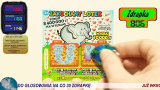 Zdrapka # 806 Zakochany lotek