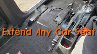 Extend Seat On Any Car | Honda Fit