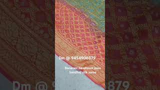 #viralvideo #bandhej #georgette #shorts #video #varanasisilk #silksaree #india