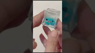 DIY Minecraft Slime Squishy with nano tape #shortsvideo