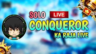 BGMI SOLO : CONQUEROR VERY SOON @blassterr  LIVE RANK PUSH SOLO