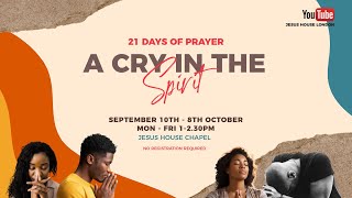 Jesus House London || 21 Days of Prayer || 12th Sept 2024 - Pastor Agu Irukwu