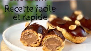 ECLAIRS AU CHOCOLAT FACILES