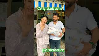 #RahulVaidya &#DishaParmar's welcome their own little Laxmi #ytshorts #congratulations