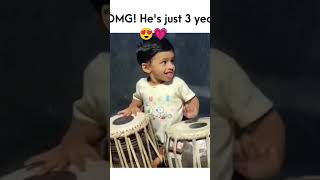 Cute little Boy l Tabla on Sawarein #cute #boy #viral #ytshorts #trending #love #krishna