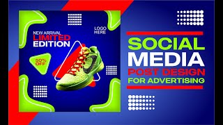 HOW TO MAKE A SOCIAL MEDIA POST DESIGN (for Advertising) IN CORELDRAW