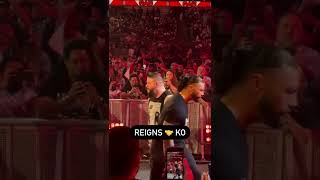 Roman Reigns and Kevin Owens Shows Respect to each other at Monday night Raw #wweraw