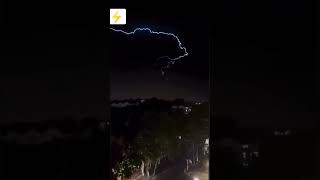 Thunder ⚡ create love sign  #shorts #thunder #thunderstorm #lovesign #videos #earth