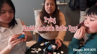 Ep 244: TRYING DIFFERENT FINNISH EASTER EGGS WITH PAMANGKINS